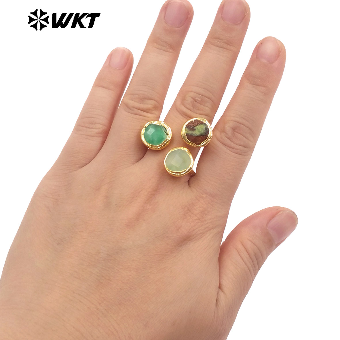Women'S Accessories Australia - خاتم WT-R577 عالي الجودة من حجر