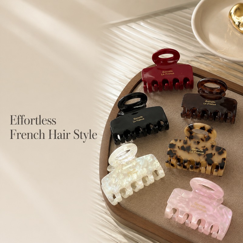 Women'S Work Accessories - مشابك شعر فرنسية متوسطة الحجم قوية