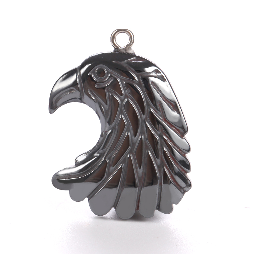 Women'S Eagles Accessories - طبيعة النسر الهيماتيت حجر العظام قلادة