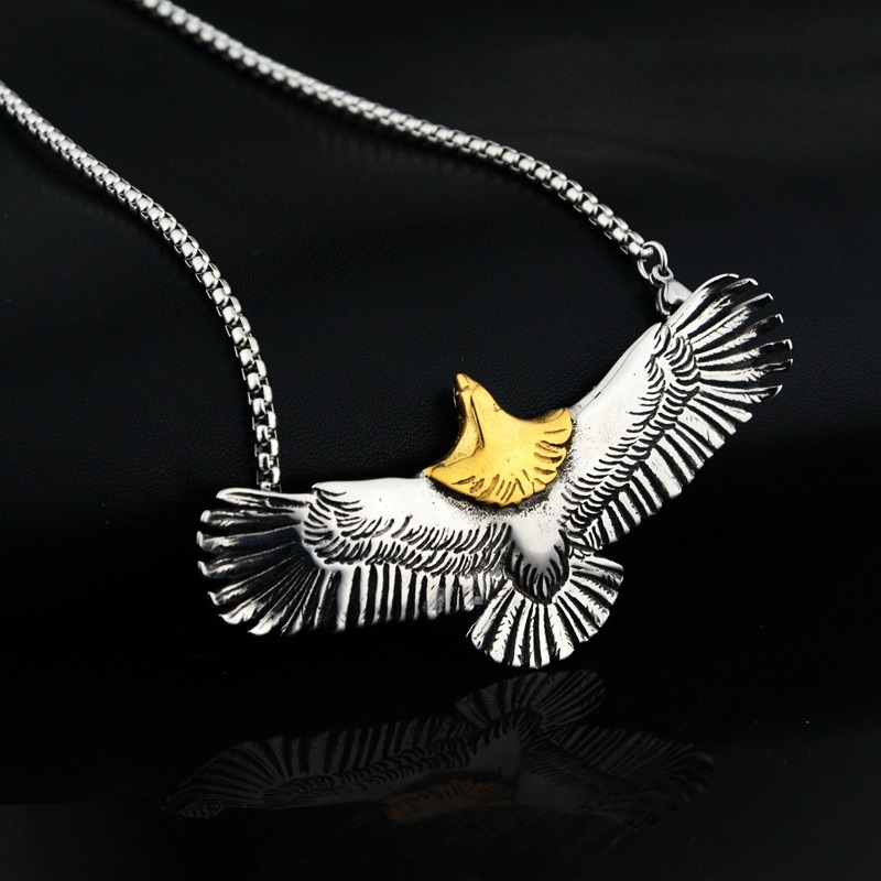 Women'S Eagles Accessories - العصرية النسر قلادة الفضة 925 الرجال