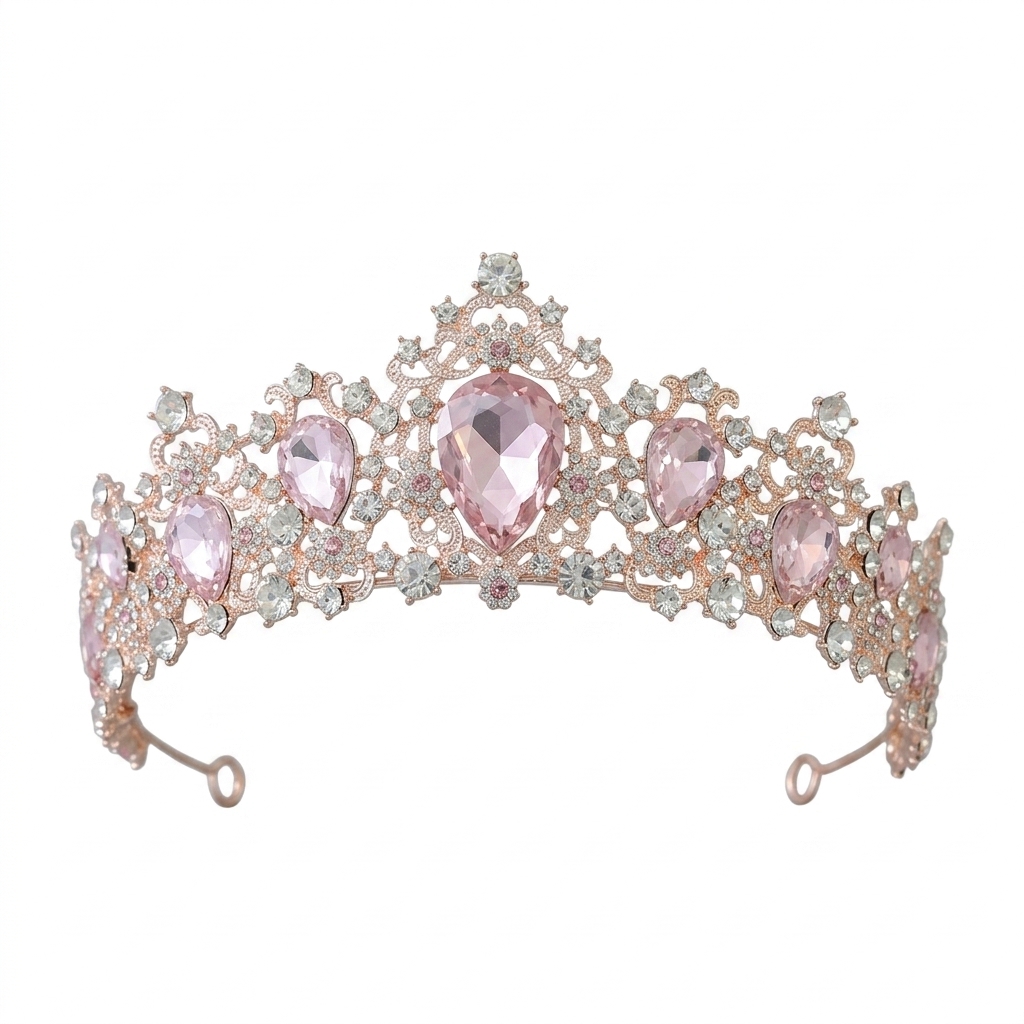 Women'S Wedding Accessories - تاج أنيق للشعر للعروس وحفلات الزفاف