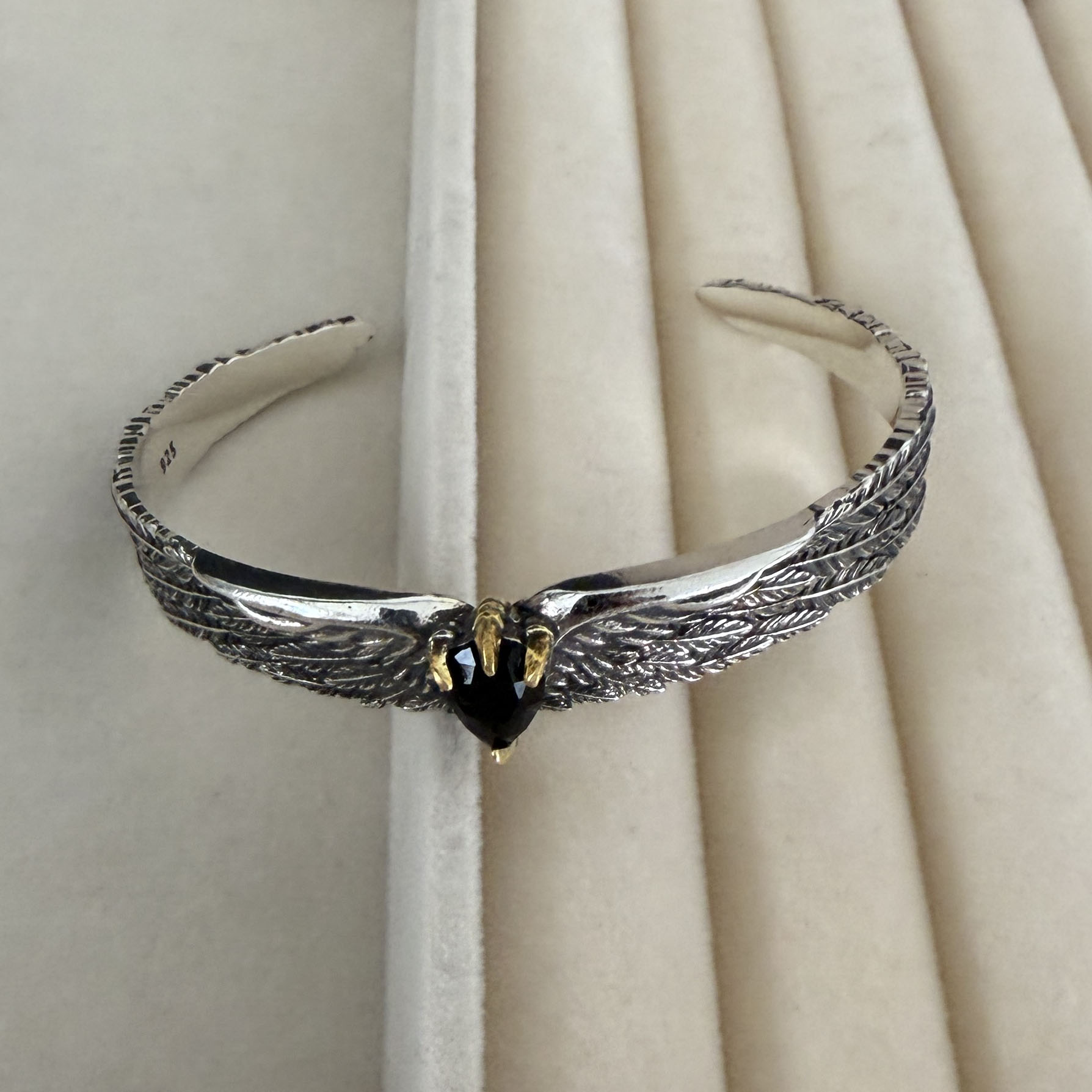 سوار فضة استرلينية 925 صلبة 10 - مراجعة Resin Bangle Bracelet وسعره