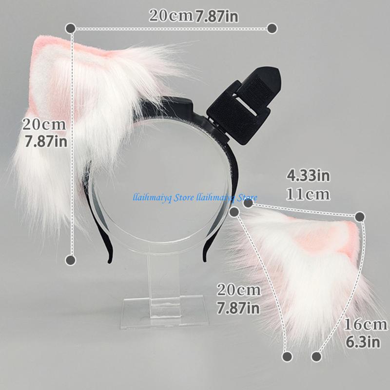 573B تأثيري القطط الأذن هيربان - مراجعة Women Accessories Description وسعره