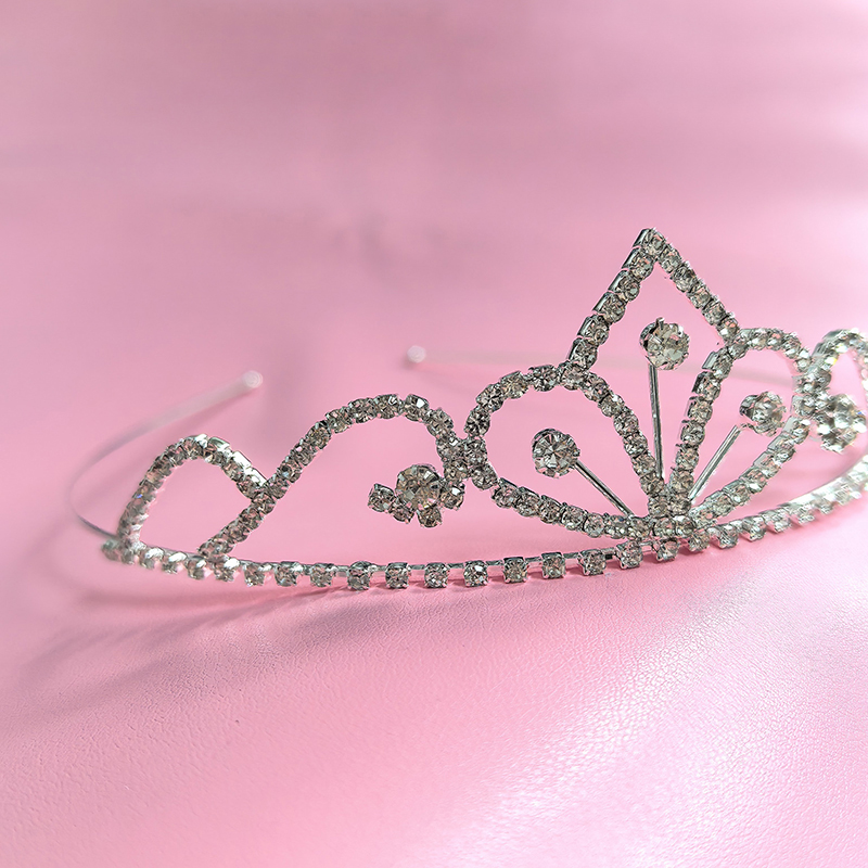 تاج زفاف فضي اللون مرصع بالأحج - مراجعة Women'S Wedding Accessories وسعره