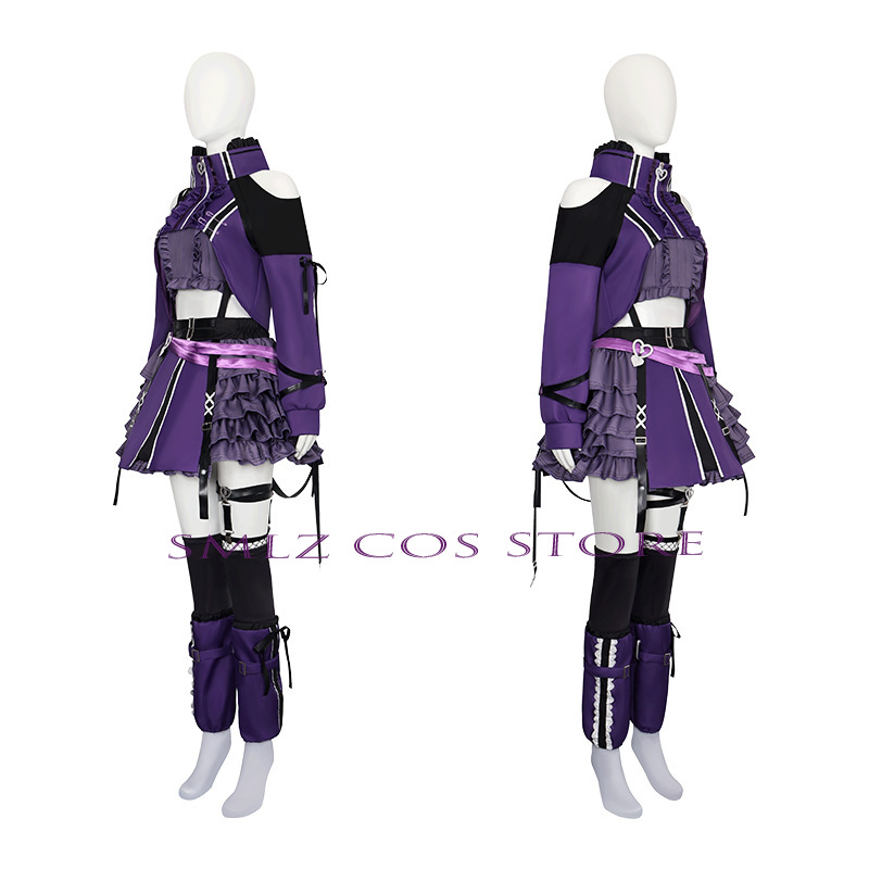 زي تنكري نسائي بنفسجي لشخصية ه - مراجعة Women Accessories Set وسعره
