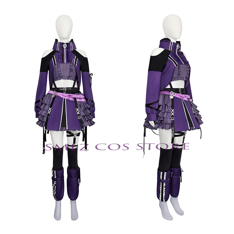 زي تنكري نسائي بنفسجي لشخصية ه - مراجعة Women Accessories Set وسعره