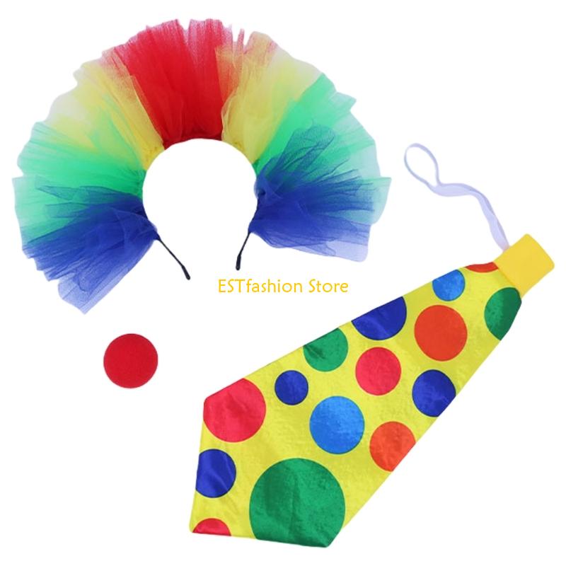 Y5GC مهرج الزي مهرج الأنف قوس  - مراجعة Women Accessories Description وسعره
