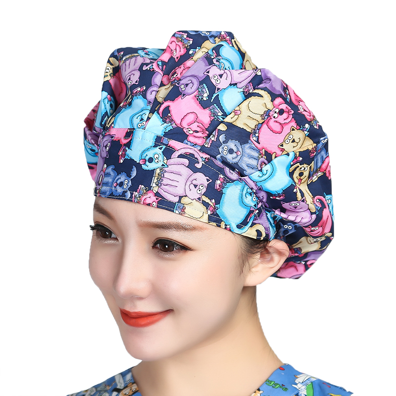 قبعات منتفخة ، مطبوعة برسومات  - مراجعة Women'S Work Accessories وسعره