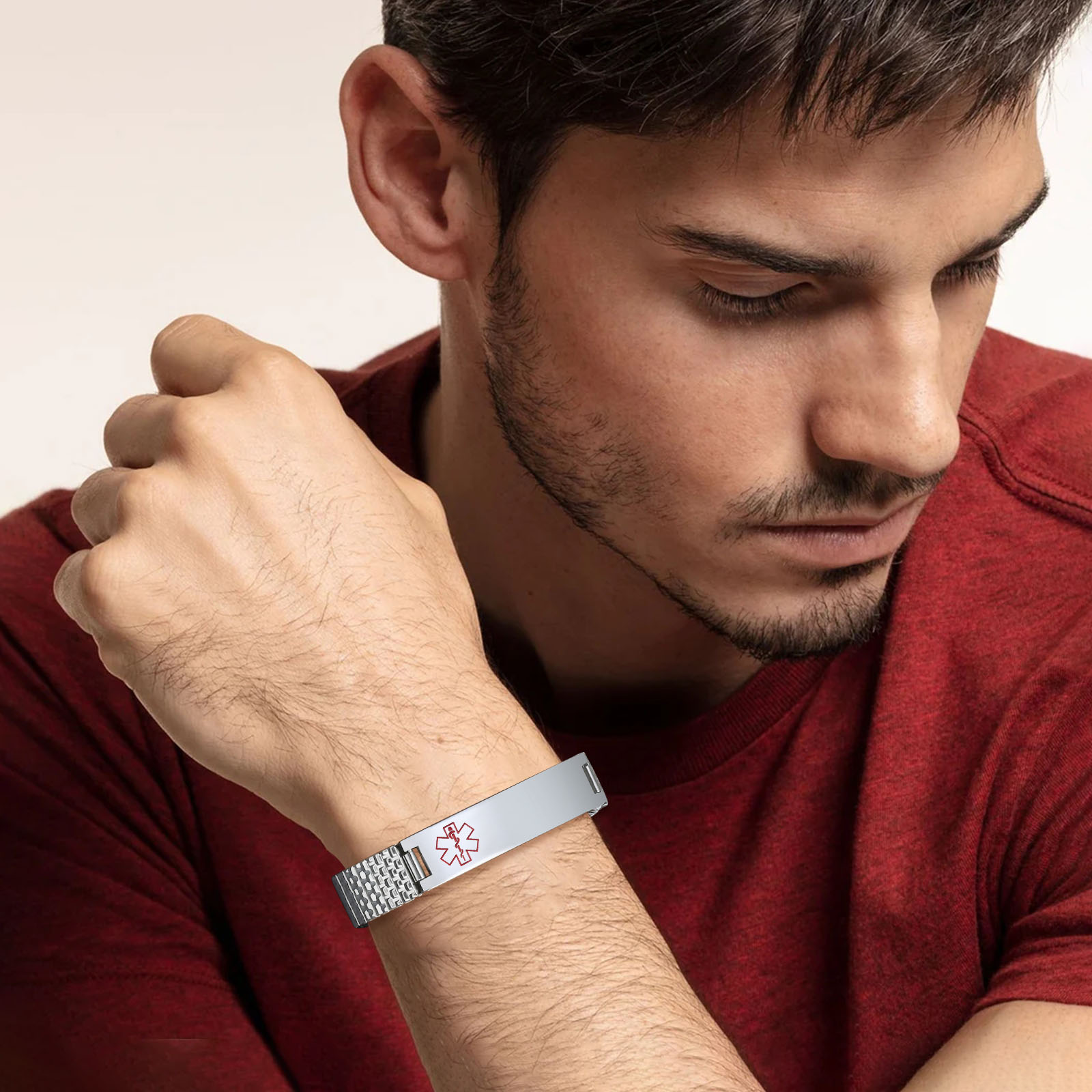 Vnox الفولاذ المقاوم للصدأ الط - مراجعة Resin Bangle Bracelet وسعره