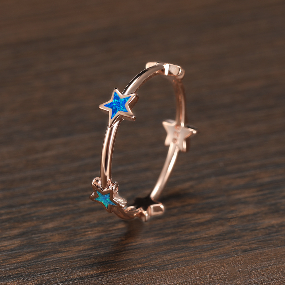 خاتم بنتاغرام أبيض بتصميم أستر - مراجعة Women'S Accessories Australia وسعره
