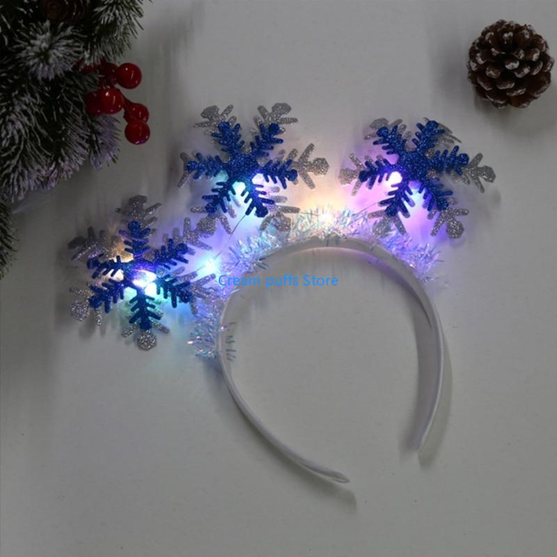 50LE ندفة الثلج تضيء عقال عيد  - مراجعة Women Accessories Description وسعره