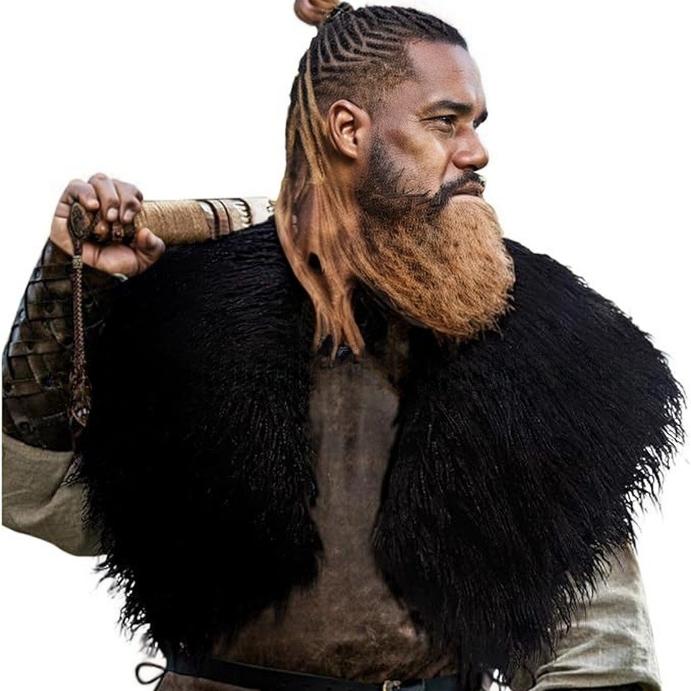 عباءة شتوية بياقة فرو للهالوين - مراجعة Women'S Viking Accessories وسعره