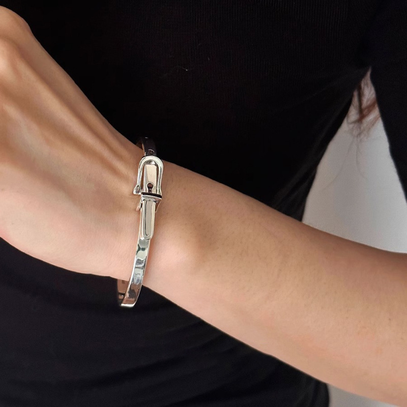 جديد 925 فضة حزام معدني خمر ال - مراجعة Resin Bangle Bracelet وسعره