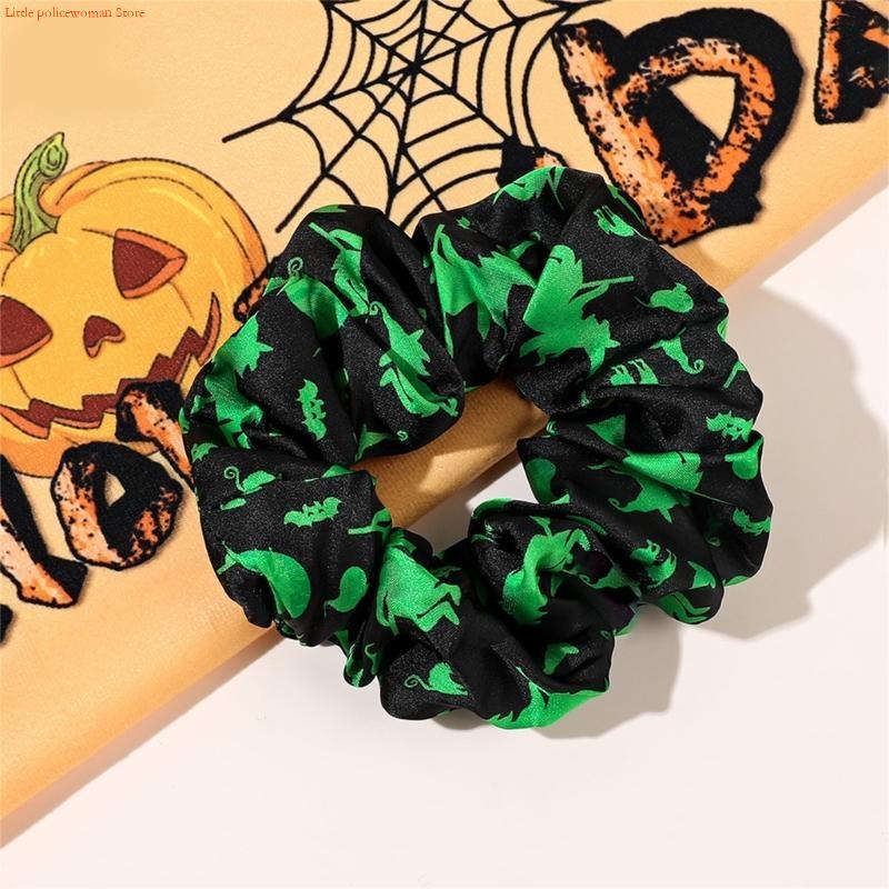 F92D الملونة هالوين Scrunchies - مراجعة Women Accessories Description وسعره