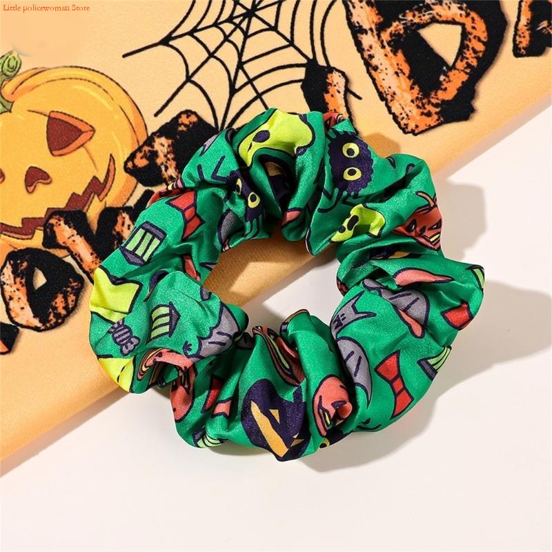 F92D الملونة هالوين Scrunchies - مراجعة Women Accessories Description وسعره