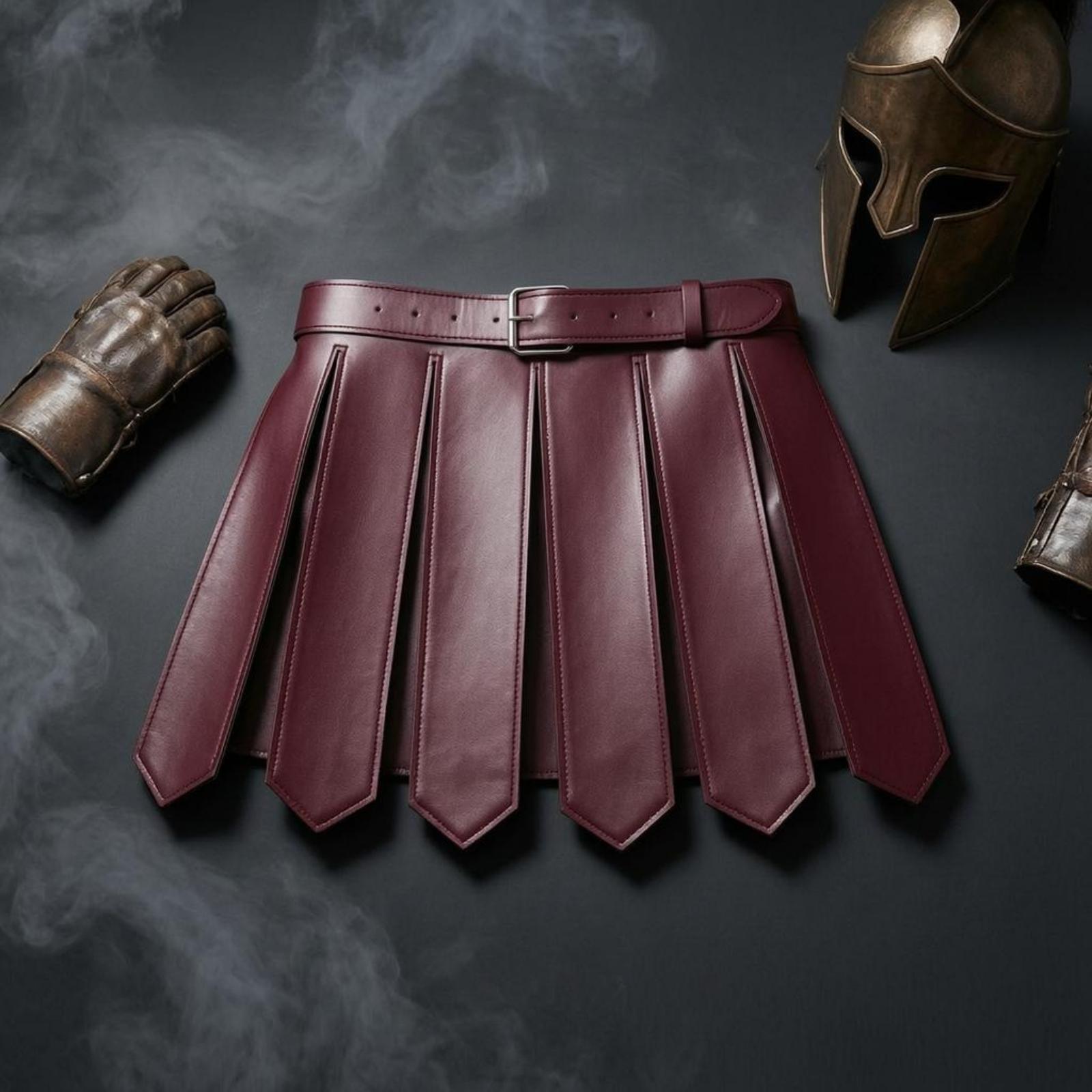 تنورة محارب سبارطي من الجلد ال - مراجعة Women'S Kilt Accessories وسعره