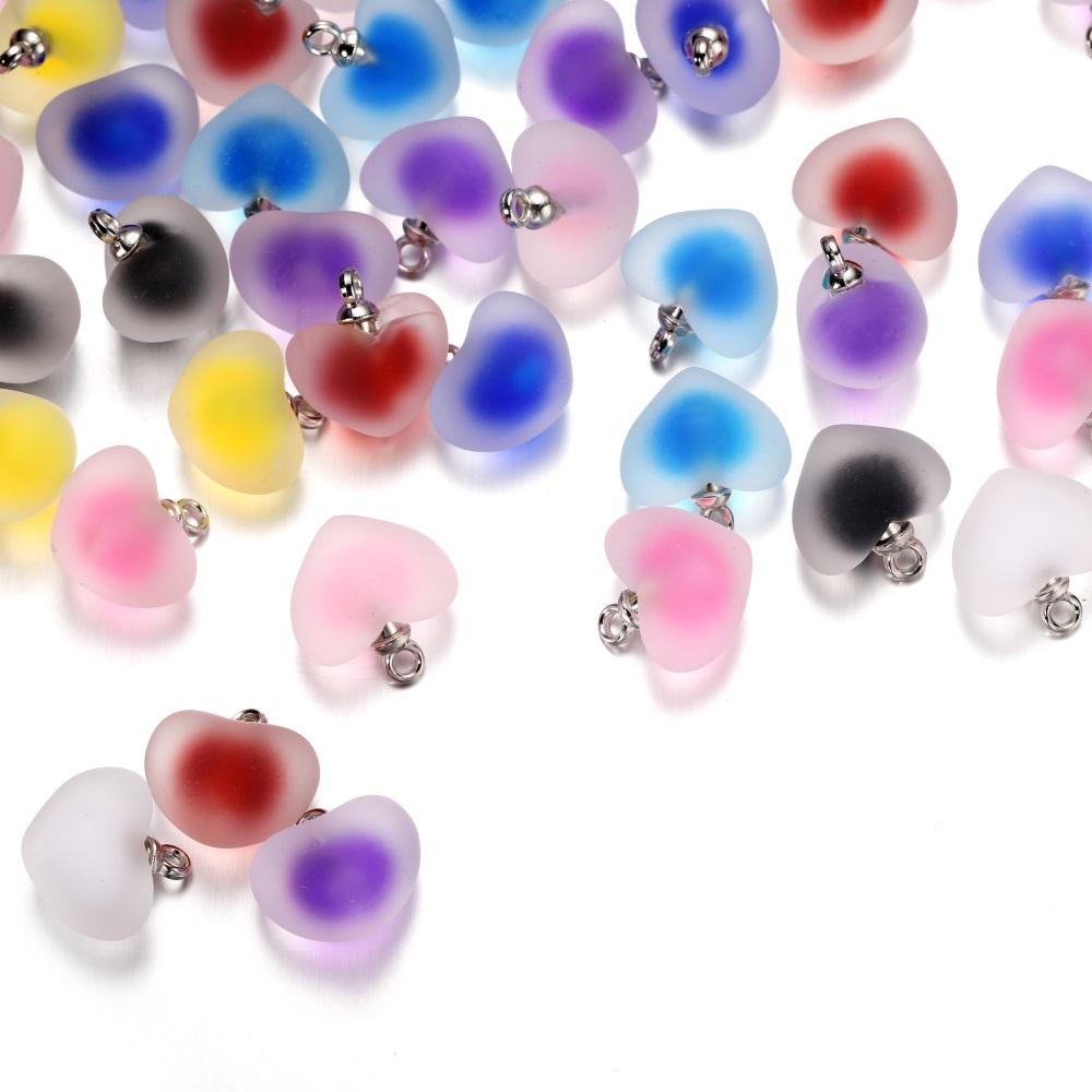 10 قطع/مجموعة من تعليقات القلو - مراجعة Resin Bangle Bracelet وسعره