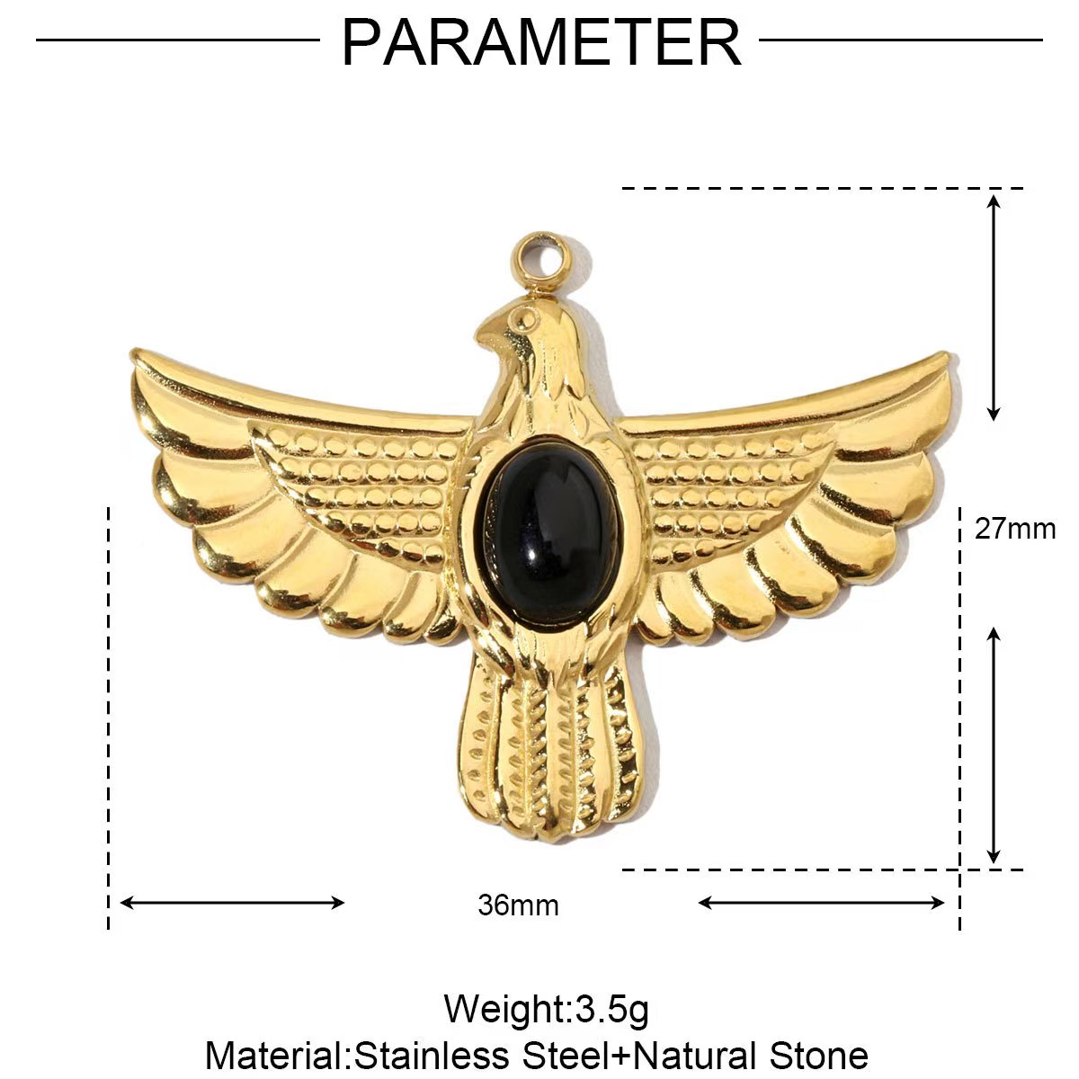 قلادة نسر من الفولاذ المقاوم ل - مراجعة Women'S Eagles Accessories وسعره