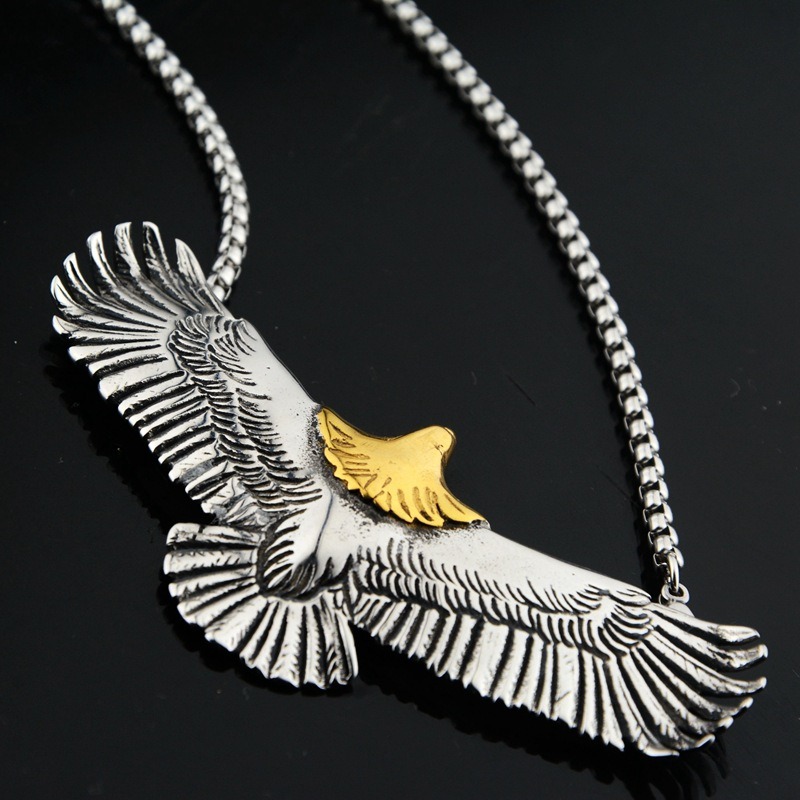 العصرية النسر قلادة الفضة 925  - مراجعة Women'S Eagles Accessories وسعره
