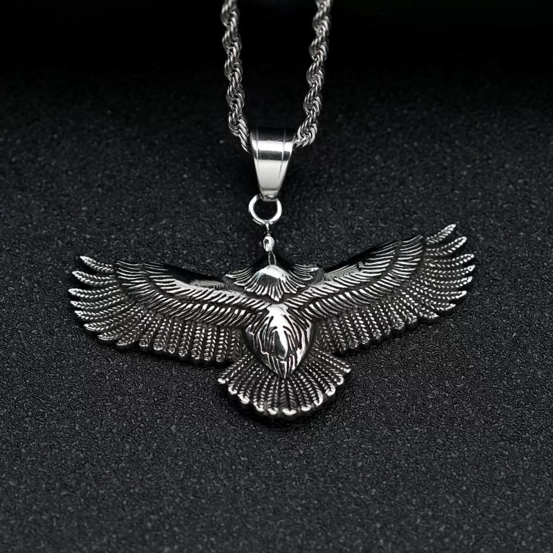 العصرية النسر قلادة الفضة 925  - مراجعة Women'S Eagles Accessories وسعره