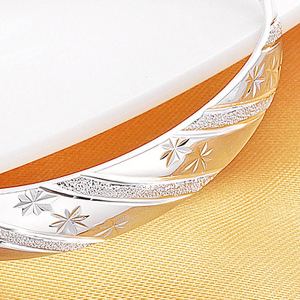 أساور فضية دائرية عصرية رائجة  - مراجعة Resin Bangle Bracelet وسعره