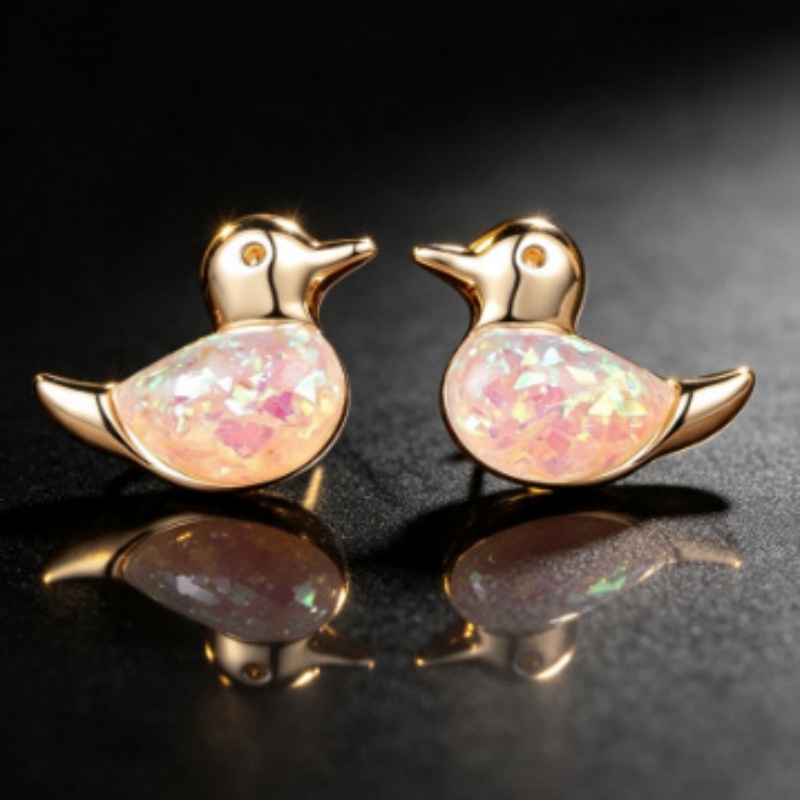 أقراط كورية لطيفة على شكل بطة  - مراجعة Women'S Accessories Australia وسعره