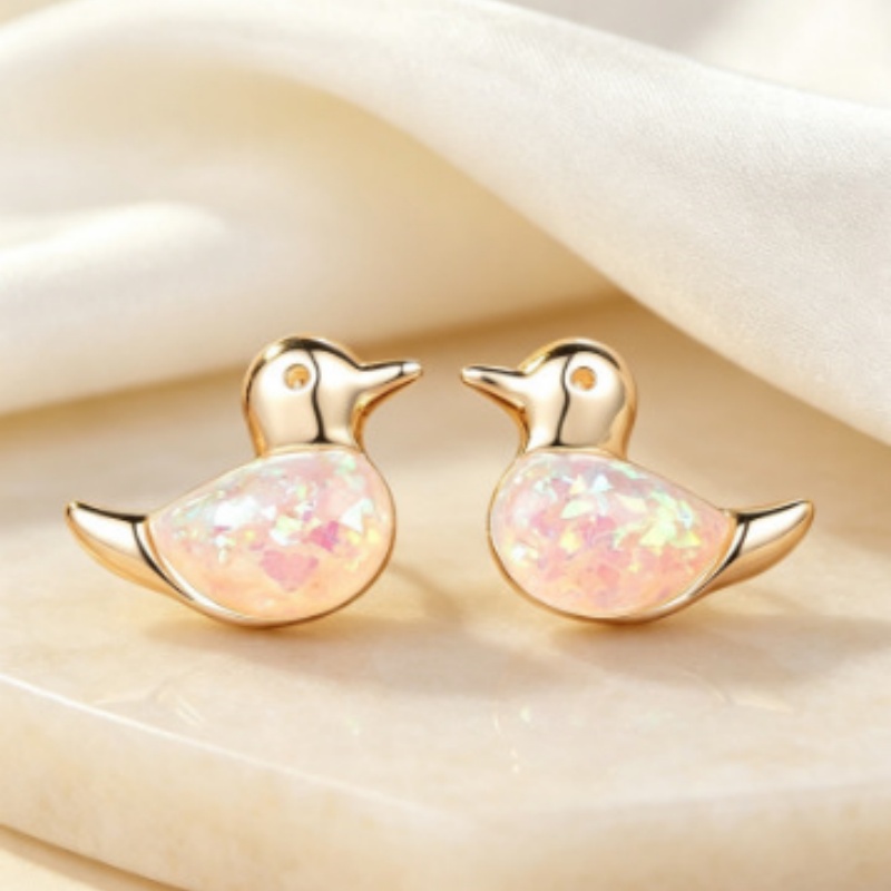 أقراط كورية لطيفة على شكل بطة  - مراجعة Women'S Accessories Australia وسعره