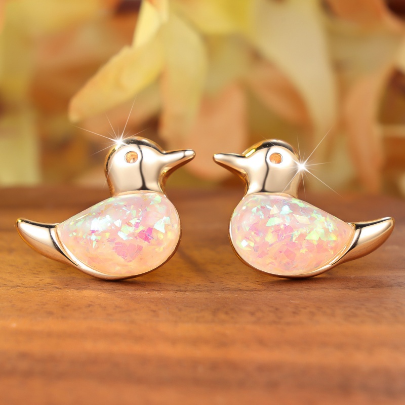 أقراط كورية لطيفة على شكل بطة  - مراجعة Women'S Accessories Australia وسعره
