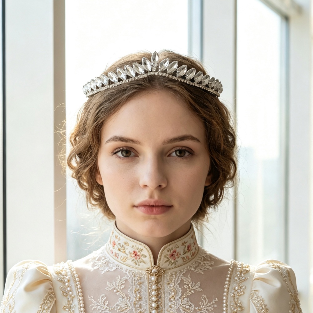 تيجان شعر كريستالية بسيطة للعر - مراجعة Women'S Wedding Accessories وسعره
