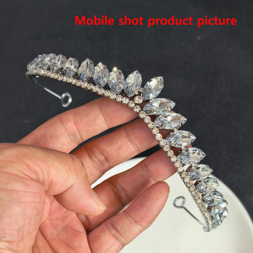 تيجان شعر كريستالية بسيطة للعر - مراجعة Women'S Wedding Accessories وسعره