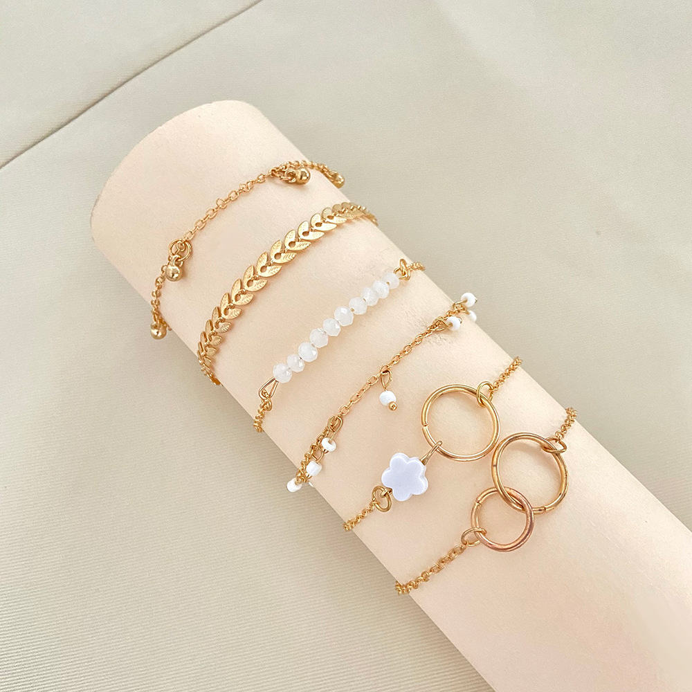 6 قطعة مجموعة الذهب اللون سوار - مراجعة Resin Bangle Bracelet وسعره