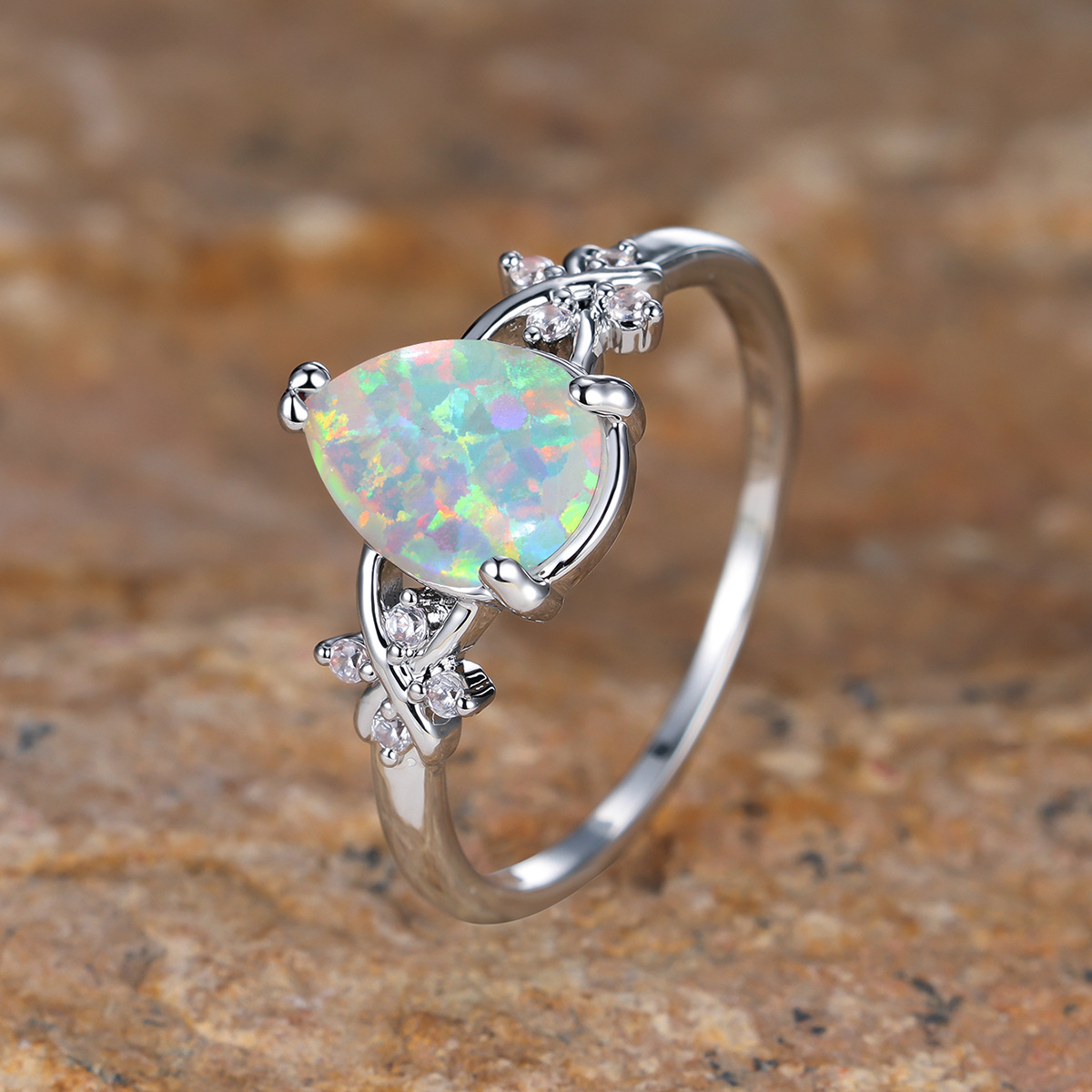 خاتم زهرة أبيض جديد 2026 بتصمي - مراجعة Women'S Accessories Australia وسعره
