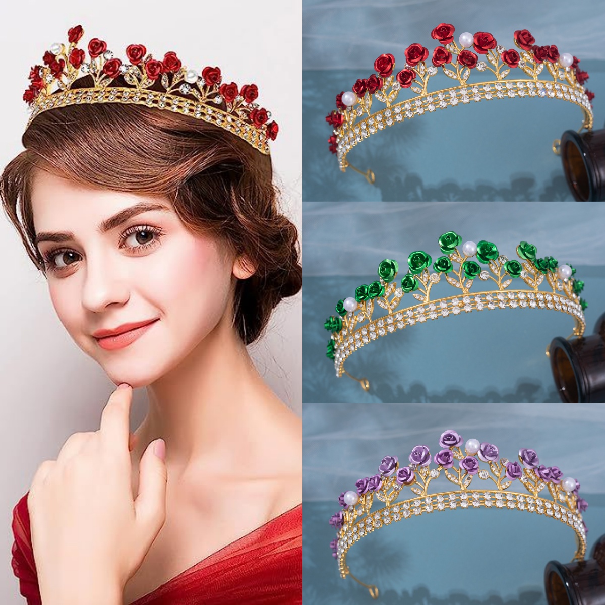 تاج زفاف من السيراميك على الطر - مراجعة Women'S Wedding Accessories وسعره